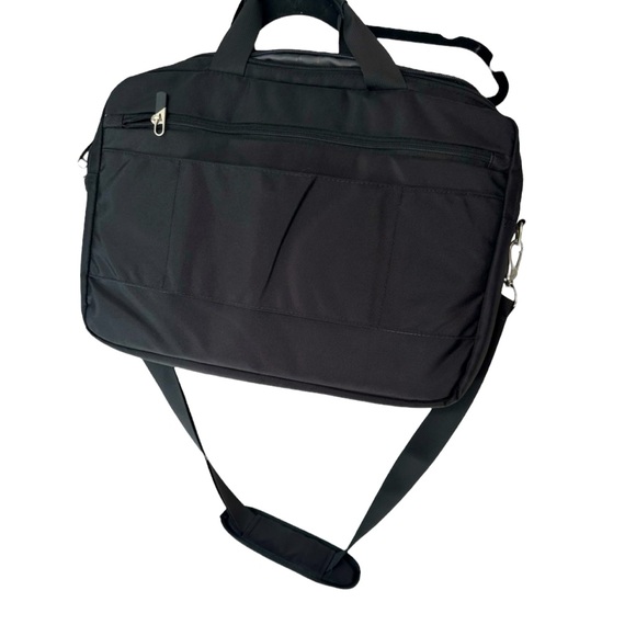Black lockable laptop bag - Picture 2 of 3